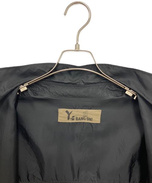 Y's BANG ON!（ワイズバングオン！）Y's BANG ON! (ワイズバングオン！) ロングキュプラシャツ ブラック サイズ:2の古着・服飾アイテム
