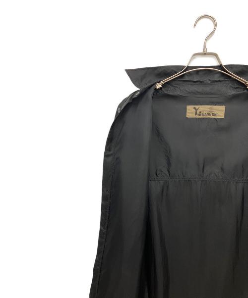 Y's BANG ON!（ワイズバングオン！）Y's BANG ON! (ワイズバングオン！) ロングキュプラシャツ ブラック サイズ:2の古着・服飾アイテム