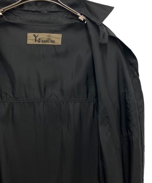 Y's BANG ON!（ワイズバングオン！）Y's BANG ON! (ワイズバングオン！) ロングキュプラシャツ ブラック サイズ:2の古着・服飾アイテム