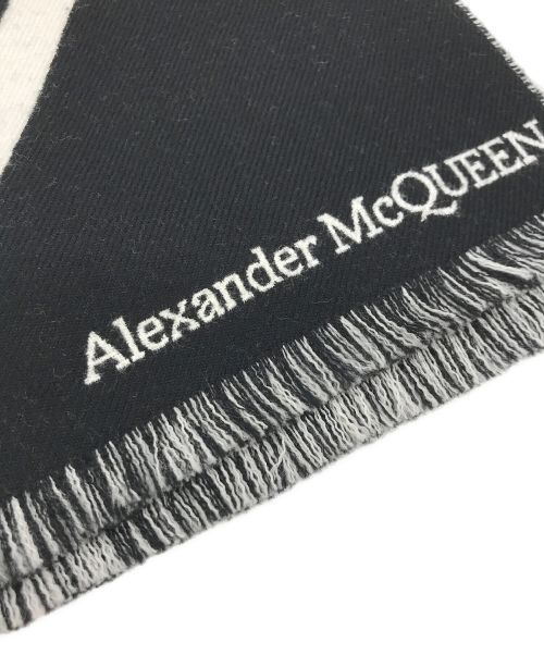 ALEXANDER McQUEEN（アレキサンダーマックイーン）ALEXANDER McQUEEN (アレキサンダーマックイーン) スカルプリントウールマフラー サイズ:表記なしの古着・服飾アイテム