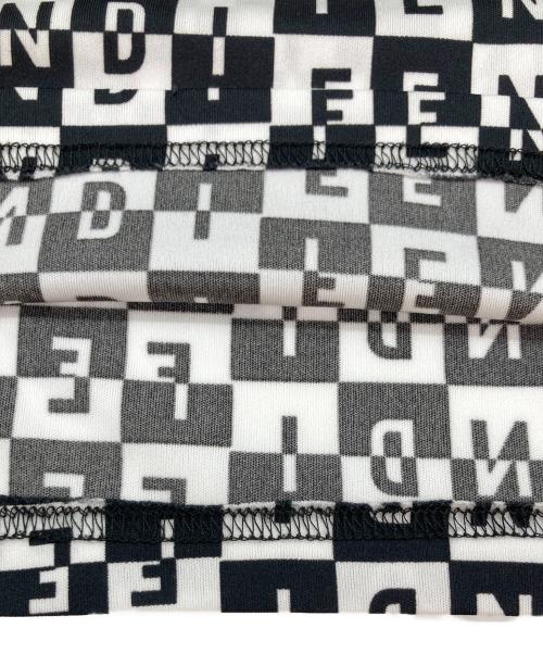 FENDI（フェンディ）FENDI (フェンディ) ロゴプリントカットソー ブラック サイズ:42の古着・服飾アイテム