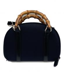 GUCCI（グッチ）の古着「バンブー2WAYショルダーバッグ」｜ブラック