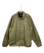stussyステューシー）の古着「CRUIZE COACH JACKET」｜カーキ