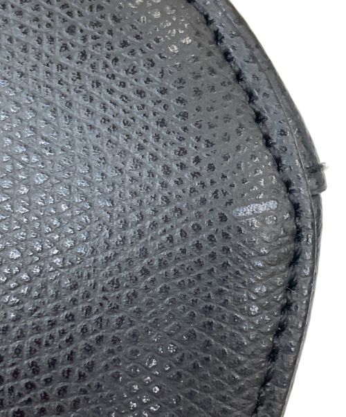 AULENTTI（オウレンティ）AULENTTI (オウレンティ) レザー2WAYショルダーバッグ ブラックの古着・服飾アイテム