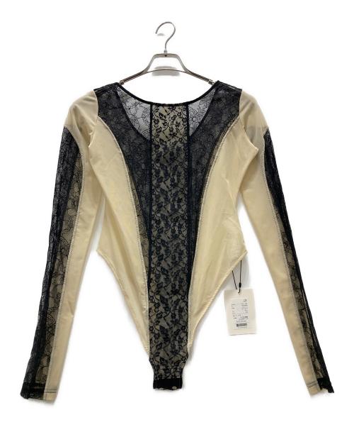 PUBLIC TOKYO（パブリックトウキョウ）PUBLIC TOKYO (パブリックトウキョウ) レースボディスーツ ベージュ サイズ:FREE 未使用品の古着・服飾アイテム