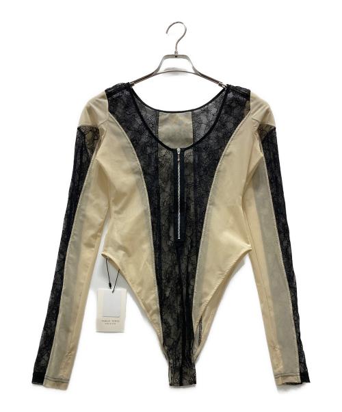 PUBLIC TOKYO（パブリックトウキョウ）PUBLIC TOKYO (パブリックトウキョウ) レースボディスーツ ベージュ サイズ:FREE 未使用品の古着・服飾アイテム