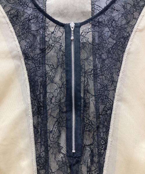 PUBLIC TOKYO（パブリックトウキョウ）PUBLIC TOKYO (パブリックトウキョウ) レースボディスーツ ベージュ サイズ:FREE 未使用品の古着・服飾アイテム