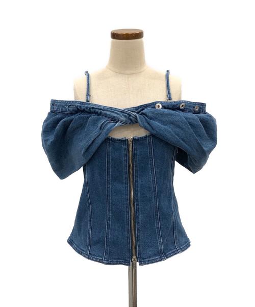 MAISON SPECIAL（メゾンスペシャル）MAISON SPECIAL (メゾンスペシャル) デニムビスチェ インディゴ サイズ:FREEの古着・服飾アイテム