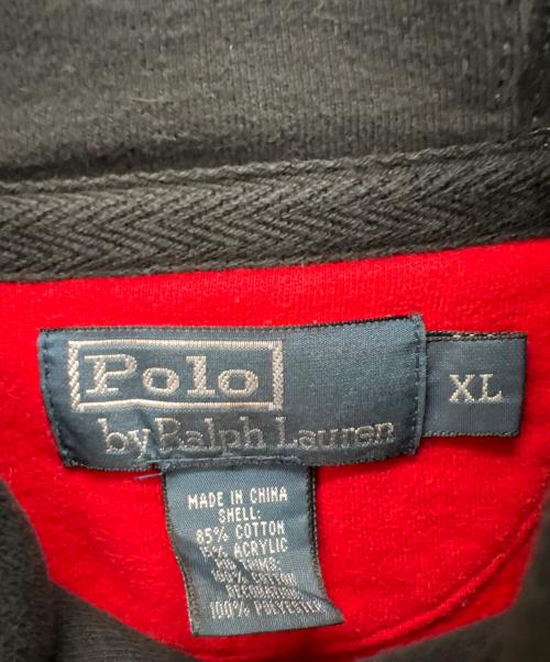 POLO RALPH LAUREN（ポロ・ラルフローレン）POLO RALPH LAUREN (ポロ・ラルフローレン) ショールカラースウェット レッド サイズ:XLの古着・服飾アイテム