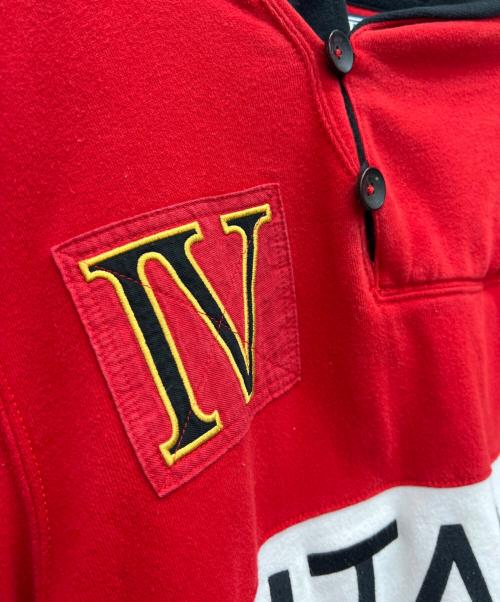 POLO RALPH LAUREN（ポロ・ラルフローレン）POLO RALPH LAUREN (ポロ・ラルフローレン) ショールカラースウェット レッド サイズ:XLの古着・服飾アイテム