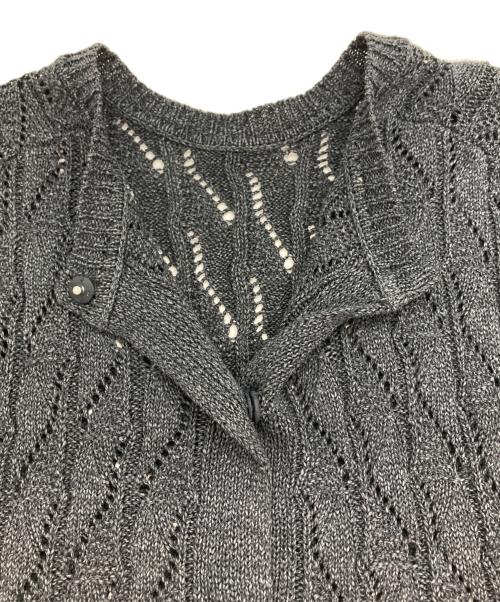 WALANCE（ワランス）WALANCE (ワランス) 2WAYデザイン編みニットプルオーバー カーディガン ネイビー サイズ:FREEの古着・服飾アイテム