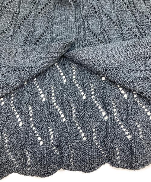 WALANCE（ワランス）WALANCE (ワランス) 2WAYデザイン編みニットプルオーバー カーディガン ネイビー サイズ:FREEの古着・服飾アイテム