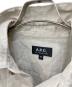 中古・古着 A.P.C. (アーペーセー) リネンシャツ ベージュ サイズ:XS：5000円