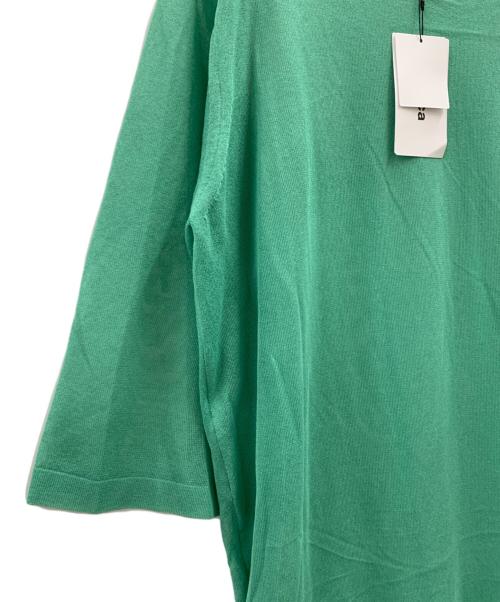 ZUCCA（ズッカ）ZUCCA (ズッカ) ZUCCA　シアーニットワンピース グリーン サイズ:M 未使用品の古着・服飾アイテム