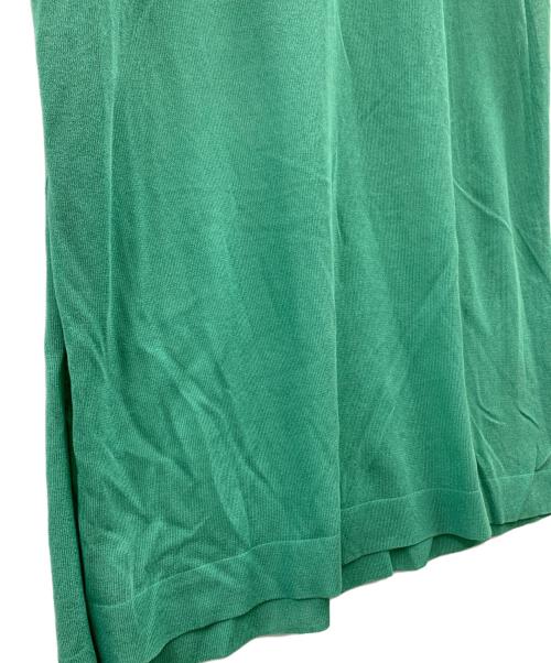 ZUCCA（ズッカ）ZUCCA (ズッカ) ZUCCA　シアーニットワンピース グリーン サイズ:M 未使用品の古着・服飾アイテム