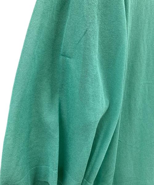 ZUCCA（ズッカ）ZUCCA (ズッカ) ZUCCA　シアーニットワンピース グリーン サイズ:M 未使用品の古着・服飾アイテム