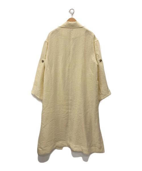 Spick and Span（スピックアンドスパン）Spick and Span (スピックアンドスパン) ビッグカラーガウンコート イエロー サイズ:36の古着・服飾アイテム