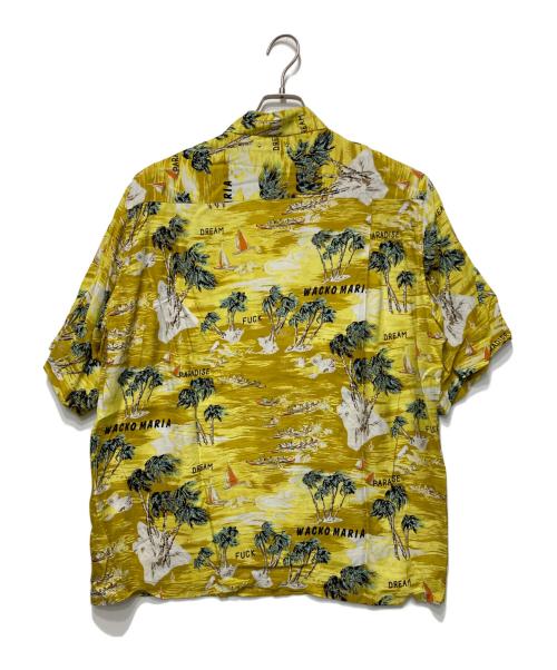 WACKO MARIA（ワコマリア）WACKO MARIA (ワコマリア) MINEDENIM (マインデニム) RAYON HAWAIIAN SHIRT マスタード サイズ:Mの古着・服飾アイテム