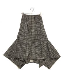 beautiful people（ビューティフルピープル）の古着「2wayフィッシュテールスカート」｜ブラック