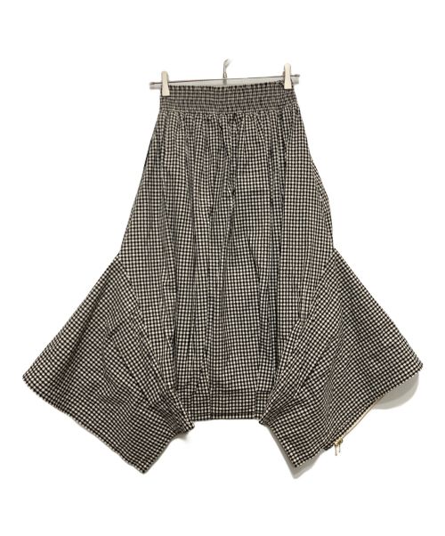 beautiful people（ビューティフルピープル）beautiful people (ビューティフルピープル) 2wayフィッシュテールスカート ブラック サイズ:SIZE38の古着・服飾アイテム