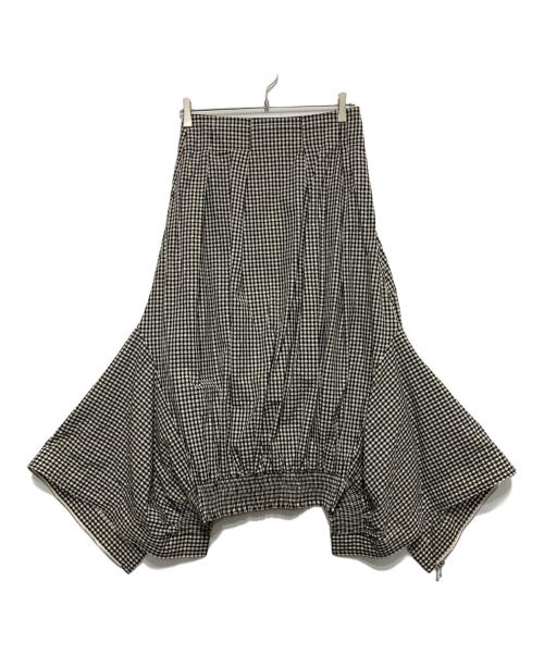 beautiful people（ビューティフルピープル）beautiful people (ビューティフルピープル) 2wayフィッシュテールスカート ブラック サイズ:SIZE38の古着・服飾アイテム