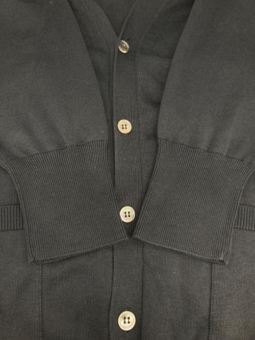 BATONER（バトナ―）BATONER (バトナ―) THE SEAISLAND COTTON CARDIGAN ブラック サイズ:3の古着・服飾アイテム