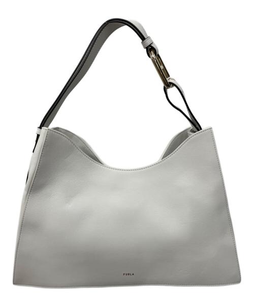 FURLA（フルラ）FURLA (フルラ) ホーボーバッグ ライトグレーの古着・服飾アイテム