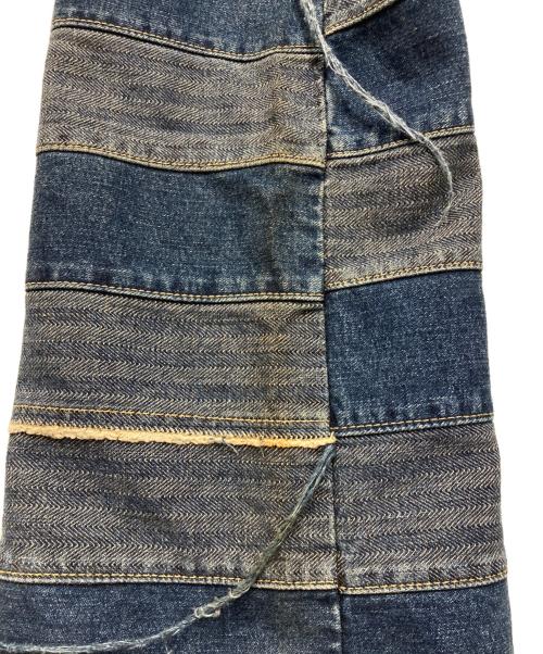 Hysteric Glamour（ヒステリックグラマー）Hysteric Glamour (ヒステリックグラマー) ツギハギウミヘビデニム インディゴ サイズ:Lの古着・服飾アイテム