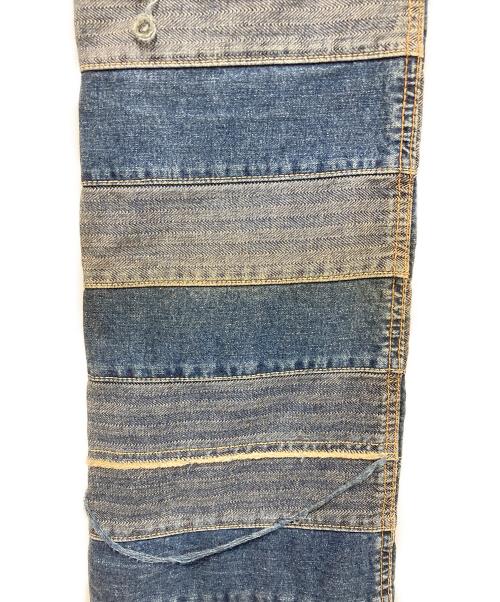 Hysteric Glamour（ヒステリックグラマー）Hysteric Glamour (ヒステリックグラマー) ツギハギウミヘビデニム インディゴ サイズ:Lの古着・服飾アイテム
