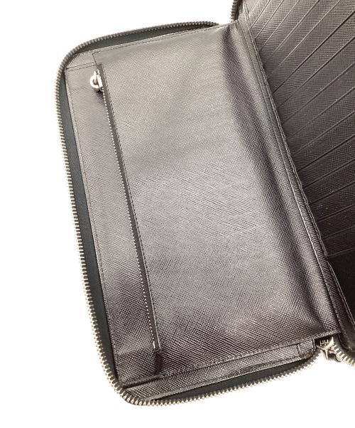 PRADA（プラダ）PRADA (プラダ) PRADA オーガナイザーウォレット ブラックの古着・服飾アイテム