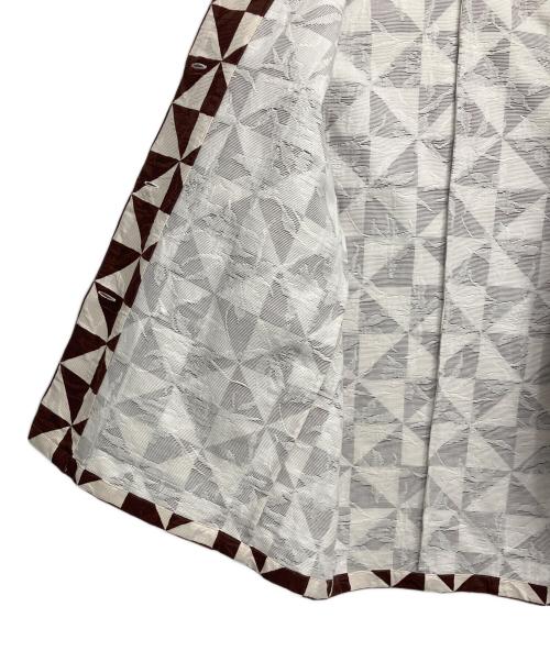 6(ROKU) BEAUTY&YOUTH（ロク ビューティーアンドユース）6(ROKU) BEAUTY&YOUTH (ロク ビューティーアンドユース) KIKAGAKU PRINT SHIRT ブラウン サイズ:Freeの古着・服飾アイテム