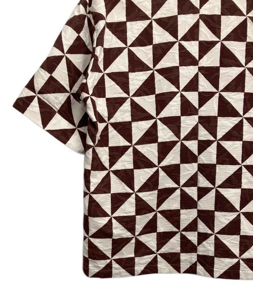 6(ROKU) BEAUTY&YOUTH（ロク ビューティーアンドユース）6(ROKU) BEAUTY&YOUTH (ロク ビューティーアンドユース) KIKAGAKU PRINT SHIRT ブラウン サイズ:Freeの古着・服飾アイテム