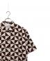 中古・古着 6(ROKU) BEAUTY&YOUTH (ロク ビューティーアンドユース) KIKAGAKU PRINT SHIRT ブラウン サイズ:Free：3500円