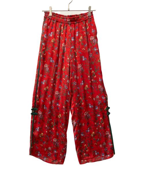 KEITA MARUYAMA（ケイタマルヤマ）KEITA MARUYAMA (ケイタマルヤマ) Lily Brown (リリーブラウン) イージーチャイナパンツ レッド サイズ:1の古着・服飾アイテム