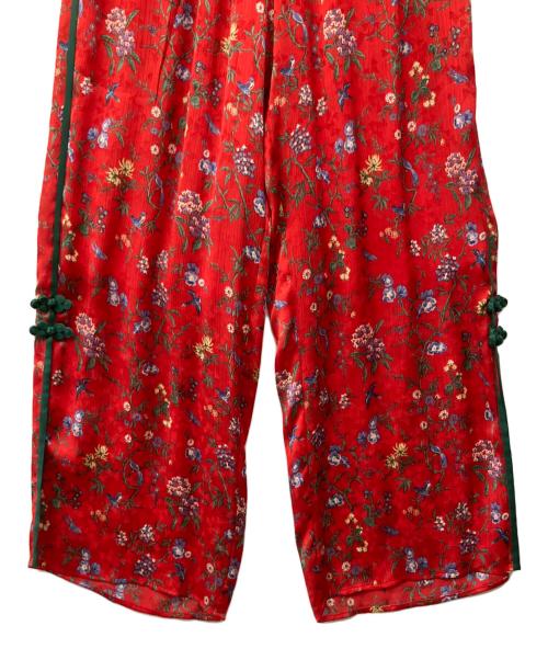 KEITA MARUYAMA（ケイタマルヤマ）KEITA MARUYAMA (ケイタマルヤマ) Lily Brown (リリーブラウン) イージーチャイナパンツ レッド サイズ:1の古着・服飾アイテム