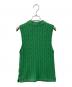 POLO RALPH LAUREN (ポロ・ラルフローレン) スリーブレス ケーブルニット ポロシャツ グリーン サイズ:M：6000円