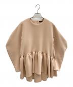 TSURU by MARIKO OIKAWAツルバイマリコオイカワ）の古着「ペプラムブラウス」｜ピンク