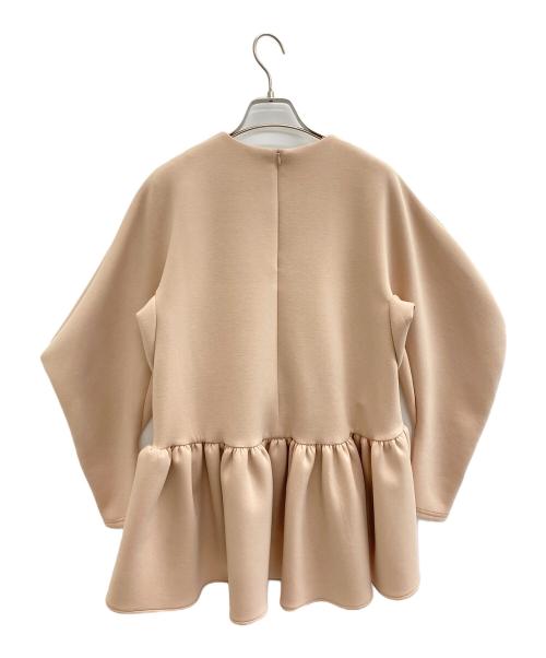 TSURU by MARIKO OIKAWA（ツルバイマリコオイカワ）TSURU by MARIKO OIKAWA (ツルバイマリコオイカワ) ペプラムブラウス ピンク サイズ:FREEの古着・服飾アイテム