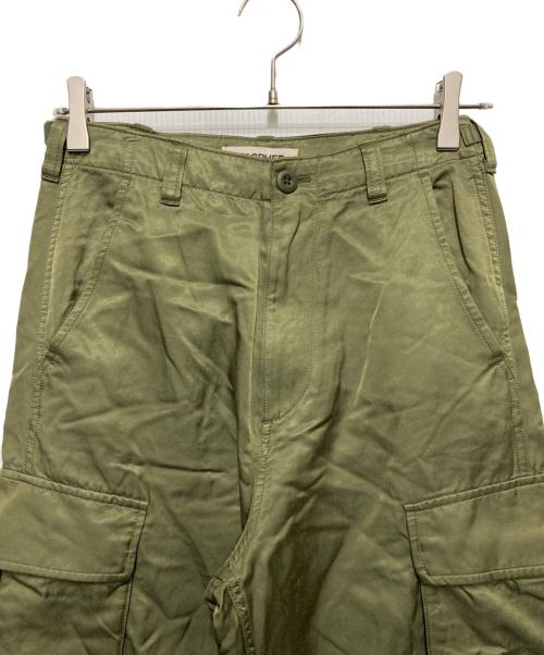 MACPHEE（マカフィー）MACPHEE (マカフィー) コットンレーヨンモールスキン カーゴパンツ オリーブ サイズ:SIZE34の古着・服飾アイテム