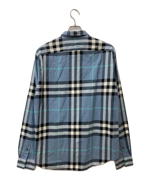 BURBERRY BRIT（バーバリーブリット）BURBERRY BRIT (バーバリーブリット) チェックシャツ ブルー サイズ:Lの古着・服飾アイテム