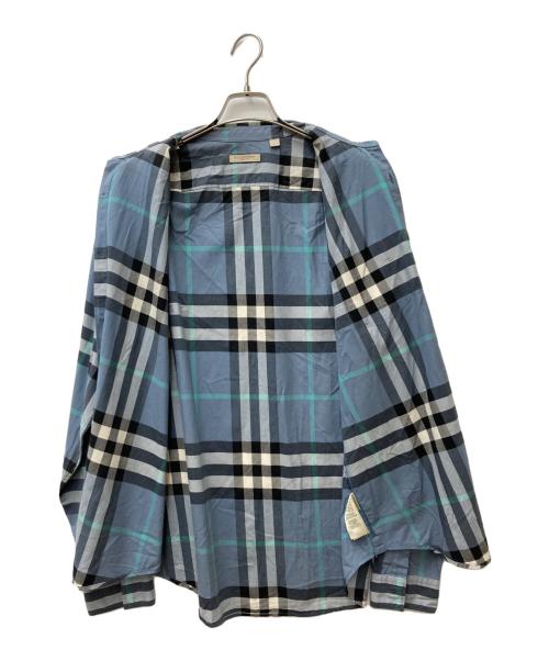 BURBERRY BRIT（バーバリーブリット）BURBERRY BRIT (バーバリーブリット) チェックシャツ ブルー サイズ:Lの古着・服飾アイテム