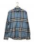 BURBERRY BRIT（バーバリーブリット）の古着「チェックシャツ」｜ブルー