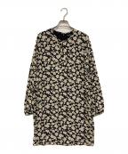 LAUREN RALPH LAURENローレンラルフローレン）の古着「フラワープリントワンピース」｜ネイビー