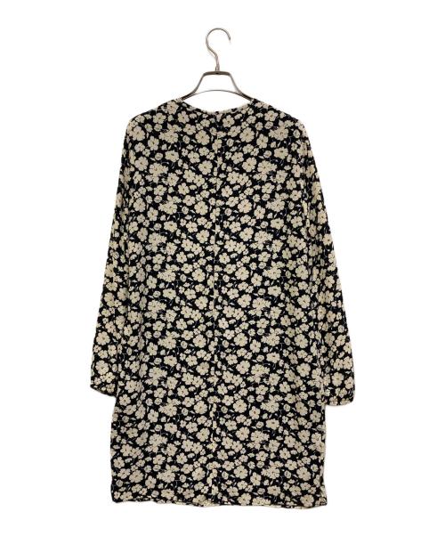 LAUREN RALPH LAUREN（ローレンラルフローレン）LAUREN RALPH LAUREN (ローレンラルフローレン) フラワープリントワンピース ネイビー サイズ:4の古着・服飾アイテム
