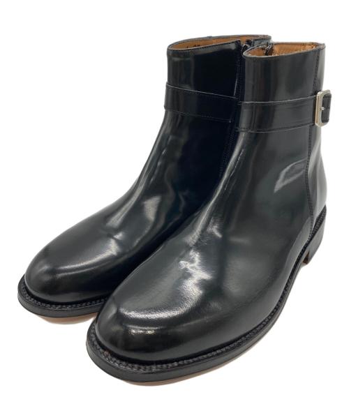 palanco（パランコ）palanco (パランコ) ベルトショートブーツ ブラック サイズ:37の古着・服飾アイテム