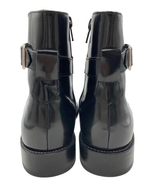 palanco（パランコ）palanco (パランコ) ベルトショートブーツ ブラック サイズ:37の古着・服飾アイテム