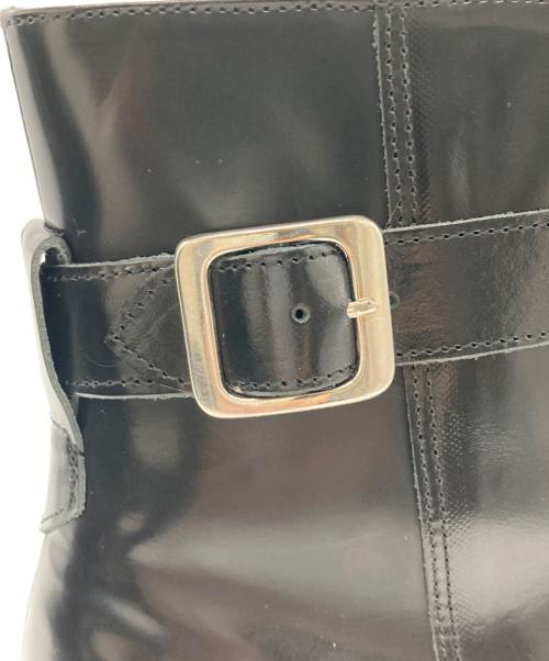 palanco（パランコ）palanco (パランコ) ベルトショートブーツ ブラック サイズ:37の古着・服飾アイテム