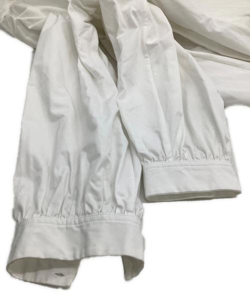 JIL SANDER（ジルサンダー）JIL SANDER (ジルサンダー) バンドカラーシャツ ホワイト サイズ:36の古着・服飾アイテム