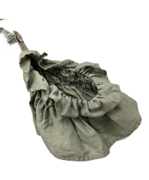 MYLAN（マイラン）MYLAN (マイラン) シャーリングベアドレス グリーン サイズ:Fの古着・服飾アイテム