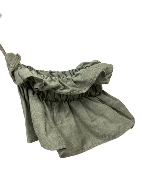 MYLAN（マイラン）MYLAN (マイラン) シャーリングベアドレス グリーン サイズ:Fの古着・服飾アイテム